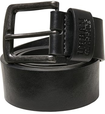 Urban Classics Recycled Imitation Leather Unisex Cinturón Negro L-XL 100% poliéster