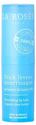 Stick lèvres nourrissant rechargeable au beurre de karité BIO 4.5g LA ROSÉE