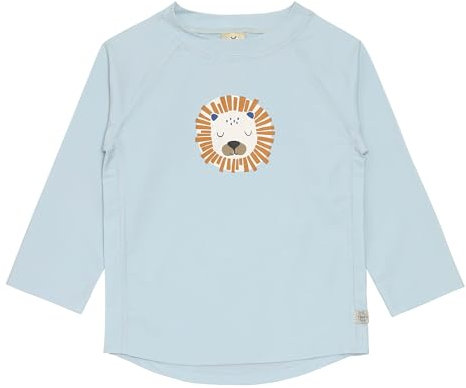 LÄSSIG Unisex Baby Rashguard Langarm Rash-Guard-Shirt, Blau, 92