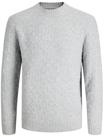 JACK & JONES Jprblasimon Structure Knit Crew Neck Jprblasimon Structure Knit Crew Neck Hombre (Pack de 1)