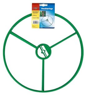 TrendLine Staudenring Kunststoff ß 30 cm 3 Stück Staudenhalter Pflanzenring grün