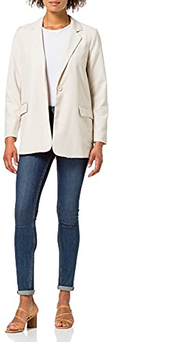 PIECES Pclimoane LS Blazer Casual, Abedul, S para Mujer