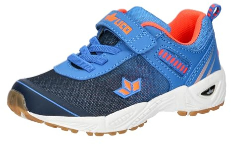 Lico Barney Vs, Scarpe da ginnastica, Unisex - Bambini e ragazzi, Blu Marino E Arancione, 29 EU