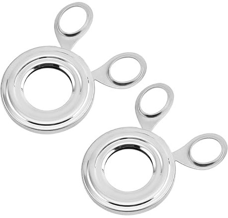 2 Tagliauova in Acciaio Inox, Taglia-Uova Cotte, Pelapatate, Utensili da Cucina (Argento)