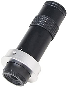 Microscopio 48MP 4K 1080P HDMI USB Video industriale Microscopio digitale Fotocamera 1-130X Zoom C Mount Lens Supporto a sbalzo for saldatura di riparazione(130X Lens)