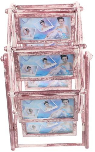 VANZACK Cornice Per Foto Girevole Forma Ruota Cornice Da Per Foto Famiglia Decorazione Da Scrivania Per Speciali