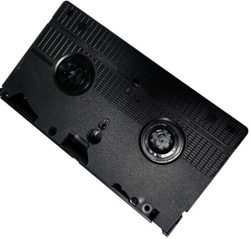 WUUISDNX Nettoyeur de tête de Cassette pour Lecteur de magnétoscope Nettoie Facilement Les Cassettes VHS Bande de Nettoyage VHS ABS Lecteur VHS pour Cassettes VHS