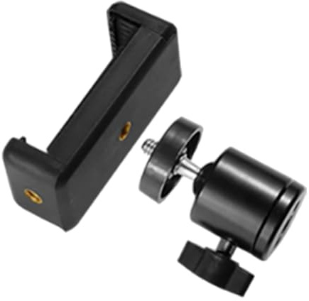 Supporto da tavolo regolabile per fotocamera treppiede con braccio flessibile e testa da 1/4 di pollice per fotografia in streaming live treppiede