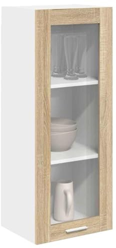 vidaXL Hängande skåp Sonoma-ek 40 x 31 x 100 cm Konstruerat trä