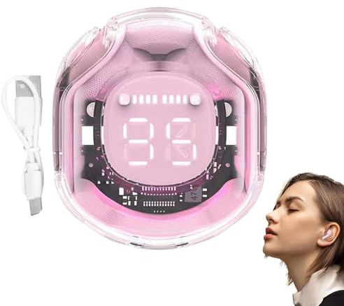 Wireless Earbuds - In Ear Monitor Headphones, 5.4 Stereo Sound Clear Gym Headphones, Noise Cancelling Led Digital Display, Sweat Proof, In-Ear Touch Control Earbuds For Running, Cycling, Workout