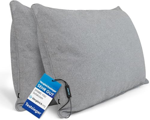 DYNMC you Cojines Sofa con Relleno Incluido 40x70 con Suave Funda de algodón - Cómodo cojín Decorativo con Relleno de firmeza Media cojín Decorativo para el Respaldo - Cojín de sofá Grande