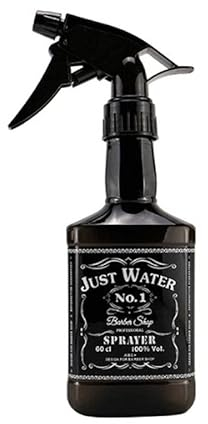 Gelb&Schwarz Mini-Sprühflasche, Salon-Werkzeug, Friseur-Flasche, Haarsprüher für Friseure, 300 ml, Wasser-Haarpflege für Lufterfrischung