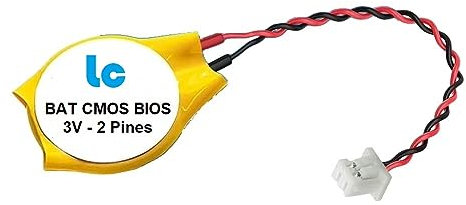 Bateria Pila Alimentacion CMOS BIOS - 3V 230mAh - 2 Pines - Tipo CR2032 - Bolsa De 10 Unidades