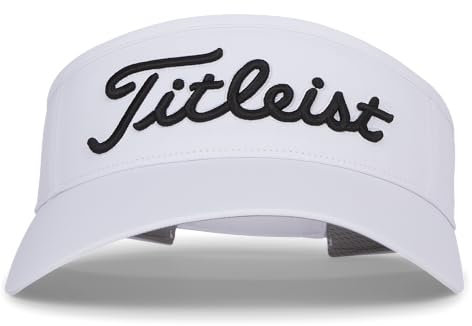 Titleist Damen Women's Sundrop Visor Golf Hat Baseballkappe, schwarz/weiß, Einheitsgröße