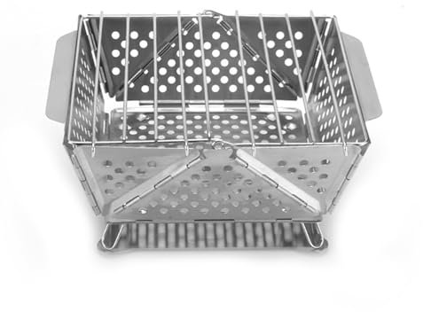 Barbecue - Affumicatore in Acciaio Inossidabile,Cucina Compatta E Pieghevole Per Picnic, Balcone, Campeggio, Barca, Spiaggia, Giardino, Casa E Viaggi