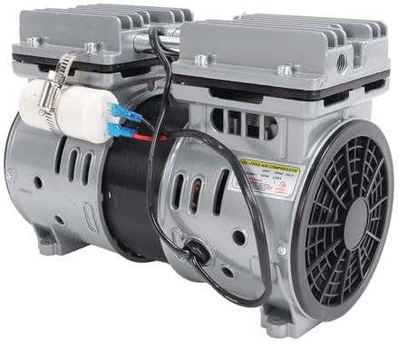 Generic Pompa per Aeratore del Laghetto, Compressore Valvola di Sicurezza Valvola in Alluminio 550W+800W Cover in Lega di Alluminio per il di Aria (220V)