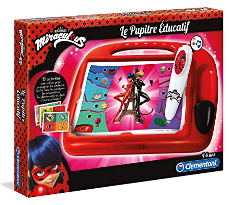 Clementoni CLI523559 Miraculous: Tales of Ladybug & Cat Noir Lernpult, Mehrfarbig, 620 gr
