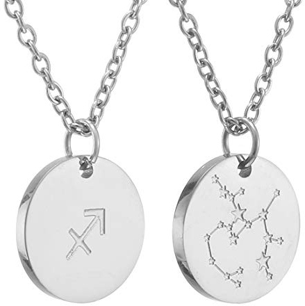 AFSTALR Sternzeichen Kette Schütze Silber für Damen Horoskop Kette Mutter Tochter Freunde Geburtstagsgeschenk