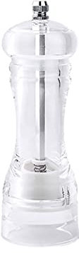 Moulin à Poivre en Acrylique Transparent Rechargeable - Petit Moulin à épices - Accessoires de Cuisine