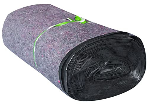 Ingeniería geotextil Fieltro impermeable Estanque de peces Protección de taludes Mantenimiento de carreteras Aislamiento de invernadero Membrana impermeable de algodón negro a prueba de frío ( Size :