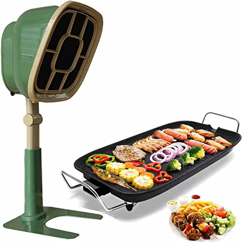 Mini Desktop Cooker Hood, 3200 RPM BBQ Hot Pot Extractor, 1.8m³/min Strong Suction, 6-Segment Height Adjustment and 66 ° Adjustable Angle, Easy To Clean, for Home, Kitchen, Hot Pot