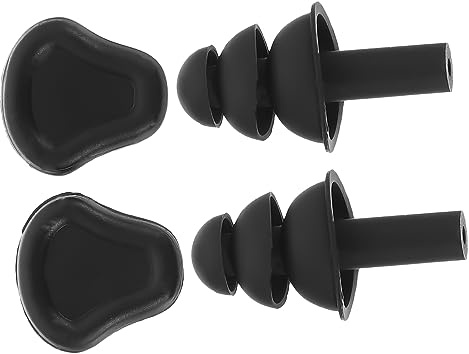NIYANGLE 2 Pares Para Los Con Cancelación De Ruido Para Los Reutilizables Auriculares De Silicona Reutilizables Reducción De Ruido Viajar Motocicleta Dormir