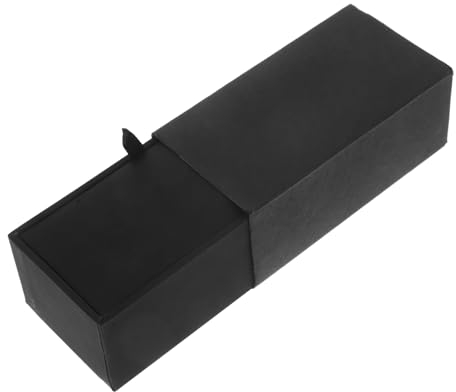 Cabilock Kasten Manschettenknopfbox Aus Leder Reise Schmuckschatulle Reise-schmucketui Manschettenknopfboxen Als Geschenk Geschenkbox Manschettenknopf-vitrine Veranstalter Rechteck Mann
