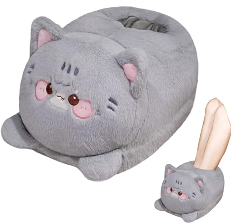 Renchey Scaldapiedi Elettrico, Scaldapiedi Invernale Senza Fili In Peluche Animale, Scarpe Riscaldanti Per Freddo Per Sotto Tavolo Bambini E Adulti Casa Dormitorio Viaggio Letto Divano E Soggiorno