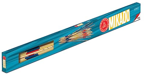 Cayro - Giant Mikado Set - 26 Pieces - Ideal for Outdoor Play - Wooden Pieces for All Ages - Carry Bag Included - Focus & Skill
