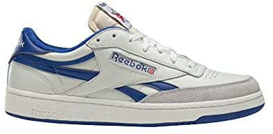 Reebok Herren Club C Revenge Vintage Sneaker, Chalk Collegiate Royal Excellent Red, 42.5 EU