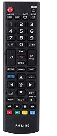 Fjärrkontroll, DC 3V TV-fjärrkontroll Universal RM-L1162 Slitstark Kompatibel med LCD-TV