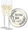 LALALO Leonardo Hochzeit Sektgläser Geschenk-Set (2 St.) graviert, Champagner- und Sektglas mit Gravur personalisiert als Hochzeitsgeschenk, Präsent zum Hochzeitstag