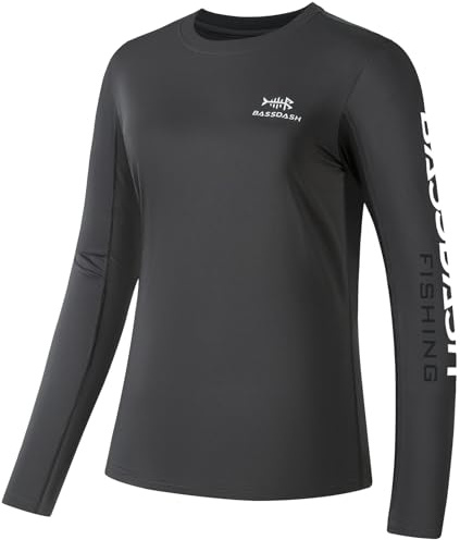Bassdash Camicie a Maniche Lunghe da Donna con Protezione Solare UPF 50+ e Asciugatura Rapida per la Pesca, l'escursionismo e Il Kayak