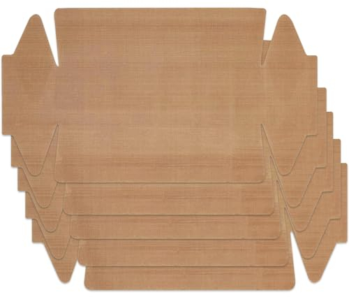 Lot de 5 feuilles de cuisson permanentes - En papier sulfurisé de qualité supérieure - Réutilisables - Résistantes à la chaleur - Revêtement antiadhésif - En téflon - 43 x 24 cm
