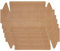 5 láminas de papel para hornear permanentes, 43 x 24 cm, reutilizables, resistentes al calor, antiadherentes, revestimiento antiadherente de teflón (marrón)