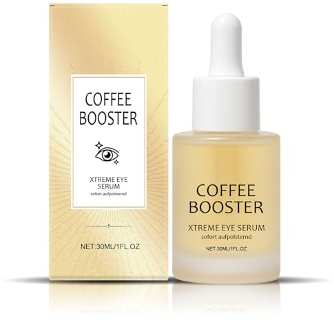 Contorno Occhi Caffeina 30ml,Contorno Occhi Antirughe,Siero Occhiaie,Siero Per Gli Occhi Alla Caffeina Con Olio Di Caffè e Niacinamide Per Ridurre La Stanchezza e Il Gonfiore Degli Per Uomini