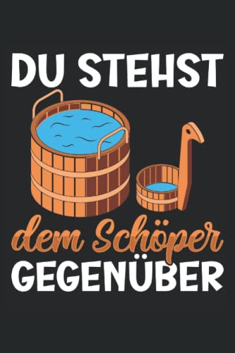 Du stehst dem Schöpfer gegenüber: Herren Sauna Zubehör Notizbuch | DIN A5 | Liniert | 120 Seiten (German Edition)