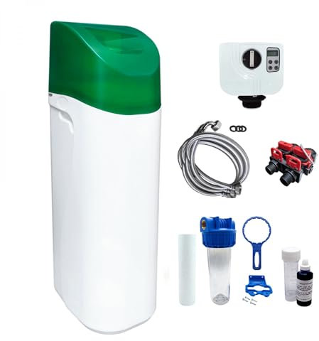 Descalcificador De Agua 30l Válvula Canature Completa Con Accesorios - 1 A 6 Personas