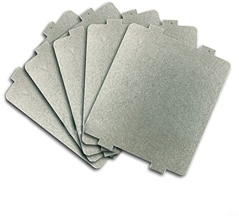 5pcs Universale Microonde Mica Piastra, Forno A Microonde Foglio Mica Guida Onda Guida D'onda Foglio di Copertura Piastre di Ricambio Riparazione Accessorio