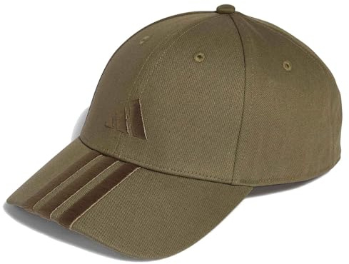 Adidas Mixte Bball 3S cap New Logo, Olive Strata/Olive Strata, S-M