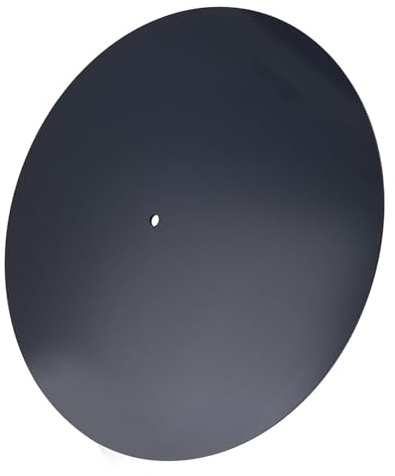aqxreight Akryl Skivspelare Matta Minska Brus Förbättrad Ljudkvalitet Anti Static Slipmatta för Records 12in Transparent Statisk Det och Förhindrar Potentiellt Material Som Görs Matta Säkerställer