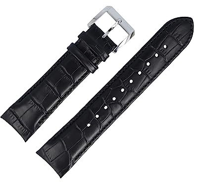 Hugo Boss Uhrenarmband 22mm Leder Schwarz - 659302482