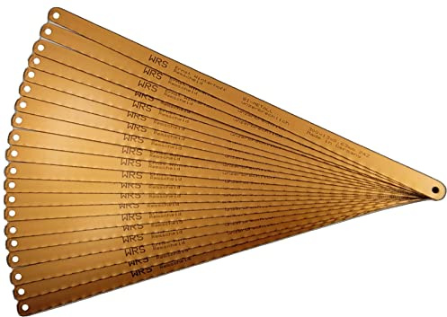 WRS Metallsägeblätter/Handsägeblätter/Bügelsägeblätter 300 mm, HSS-Bi-Metall, hochflexibel, universell für Stahl/Edelstahl/NE-Metalle usw. -MADE IN GERMANY-, Größen Name: - Inhalt: 20 Stück -