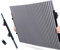 Auto Accessori Lupex - Parasol retráctil automático para Parabrisas Delantero de Coche y SUV, Visera Universal, 155 x 65 cm, Ventosa, Aislamiento térmico, protección UV