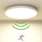 zemty LED Deckenleuchte mit Radar Bewegungssensor 19W 4000K, Flache Lampe mit Bewegungssensor Innen, 22cm 1800LM Runde Deckenleuchte IP44 Wandleuchte für Balkon Keller Flur Garage