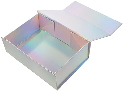 SOLUSTRE Kasten Faltbare Magnetische Geschenkbox Stabile Geschenkboxen Magnetbox Zur Hochzeit Geschenkbox Für Brautjungfern Geschenkverpackungsbox Weihnachts Box Falten Karton Muschelschale
