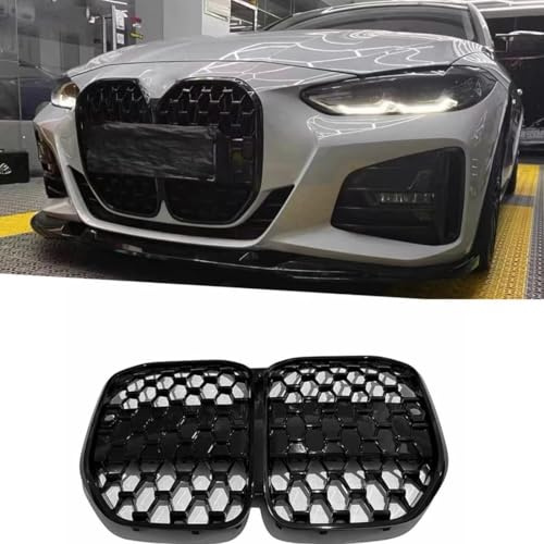 Griglia Anteriore Dell'auto per BMW G22 4 Series Coupe 420i 430i 435i M440i 2021-2024 , Auto Paraurti Anteriore Griglie Anteriori e Griglie Radiatori, ABS Griglia Del Radiatore Sportiva Accessoria