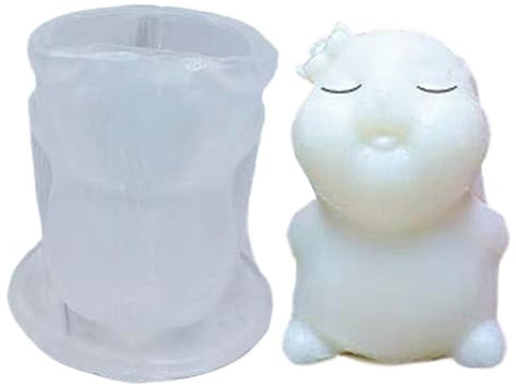 Stampo in silicone a forma di coniglietto pasquale – stampi per candele pasquali, versatili, per decorazioni pasquali, per torte, fondenti, decorazioni al cioccolato e idee per il fai da te