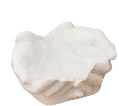 Handformad nyckelbricka, handformad nycklarfat Dubbla händer Nycklar Dish