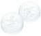 ibasenice 2 Pezzi Sfera di Fontana Sfere di Cristallo Fontana d'Acqua All'aperto Fontana da Scrivania Tavolo Arredamento a Bolle Sfere Decorative per Ciotole Centrotavola Bicchiere